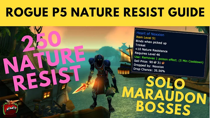 ROGUE P5 NATURE RESIST PREP GUIDE + SOLO MARAUDON NR GEAR WALKTHROUGH - AQ Prep - Classic WoW