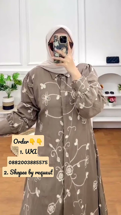 Gamis bordir jumbo #gamismurah #youtubeshorts  #gamisadem