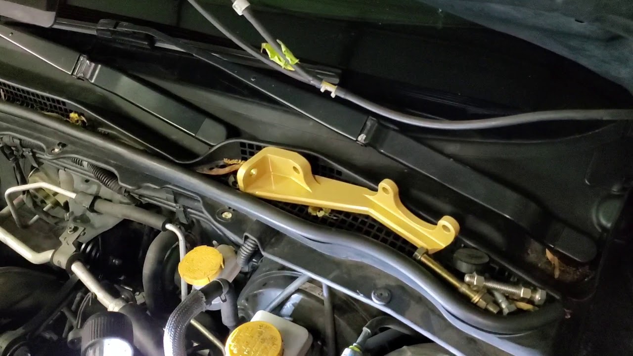Circuit Motorsports clutch brace install on wrx. YouTube