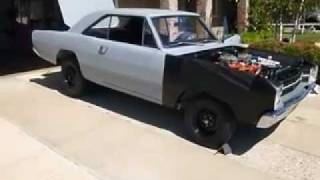 1968 Super Stock Hemi Dart from Hurst Motor Start-Up