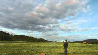 Model Rocket - Estes SR-71 Blackbird launch #3 [HD]