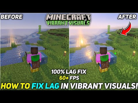 How To Fix Lag in Vibrant Visuals Shader In Minecraft Pe