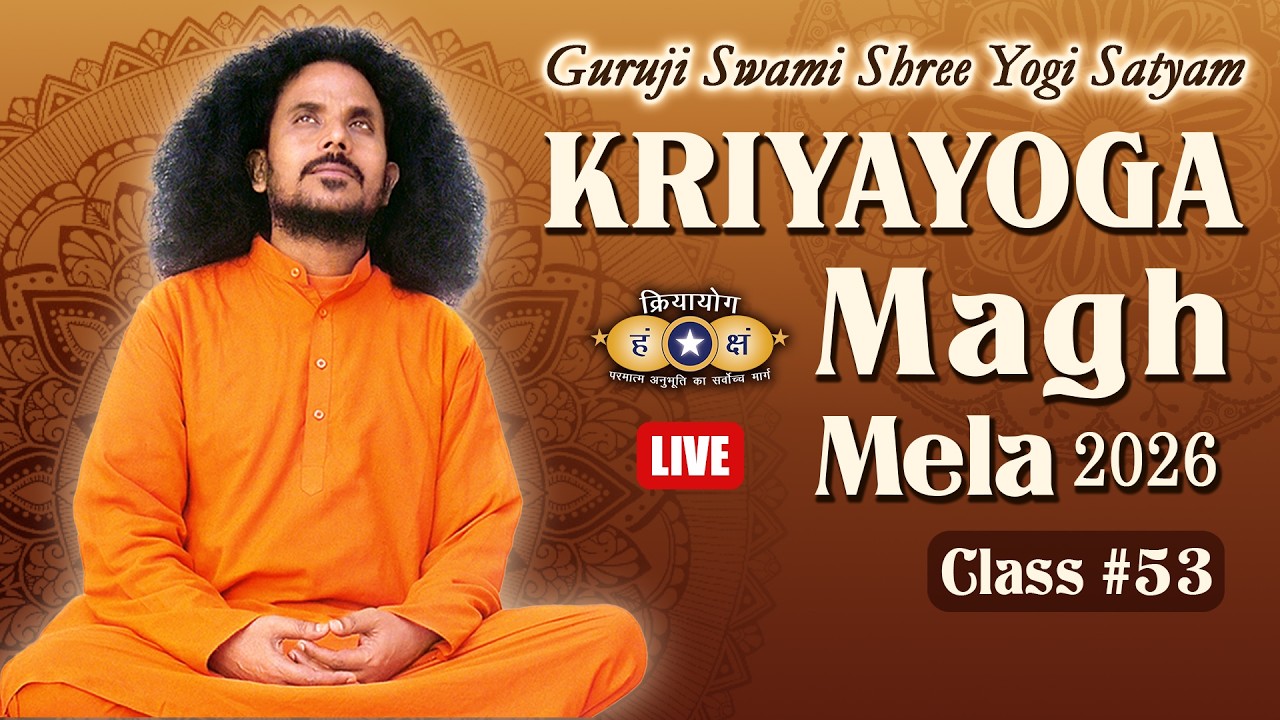 Kriyayoga LIVE! 26-02-2026 6pm | MAHABHARATA | Class #53, Part 2 | Hindi & English