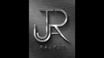 Rajput Name Logo || How To Create Logo 😊 #shortsvideo  #graphic_design