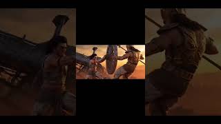 The Kauravas had fear in their eyes as they confronted Abhimanyu within the Chakravyuha.