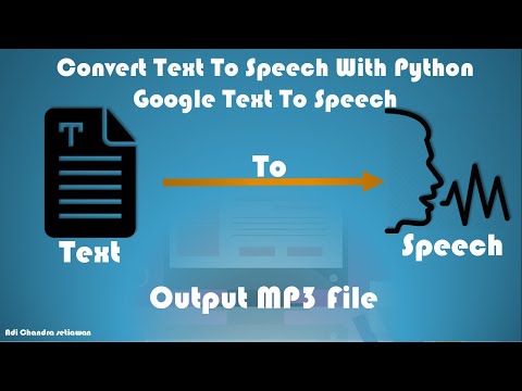 Convert Text Menjadi Audio Dengan Python Dan GTTS