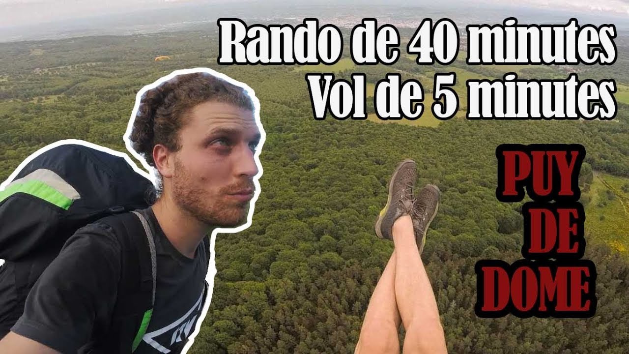 😅 40MIN de RANDO pour 5MIN de VOL ! PUY DE DOME 😅