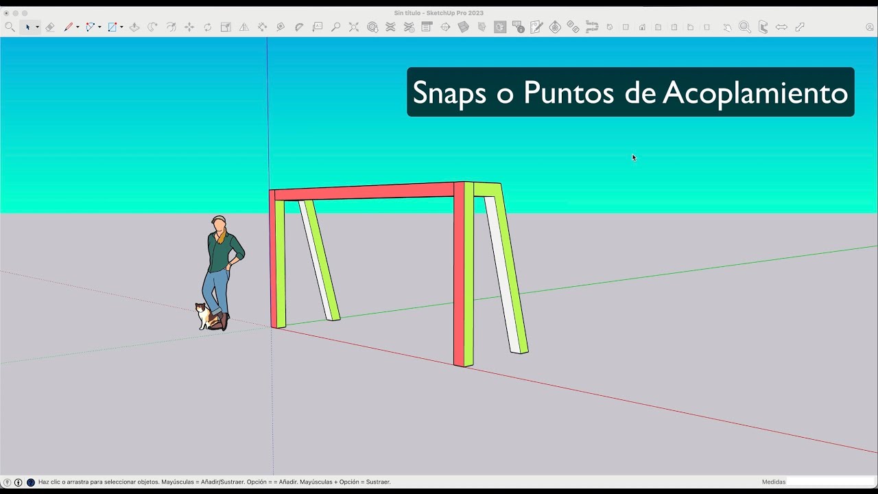 Snaps Puntos de Acoplamiento en SketchUp YouTube