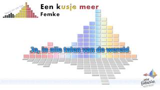 Femke "Een kusje meer" (Belgium) - [Karaoke]