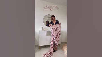 Dhoti-style drape/ Nauvari drape 🤍 #sareedrape #dhotistylesaree