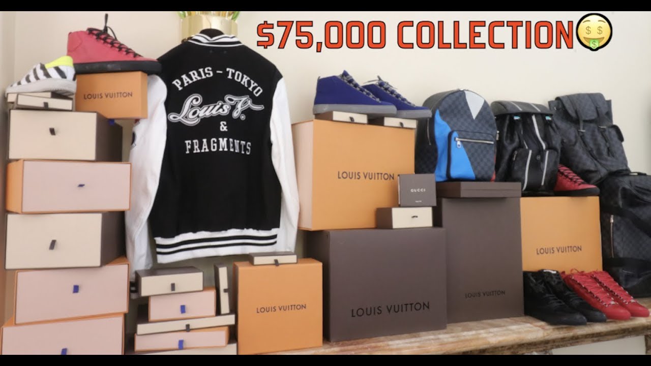 $75,000 HYPEBEAST DESIGNER COLLECTION!!! (LOUIS V, OFF WHITE, ETC ...