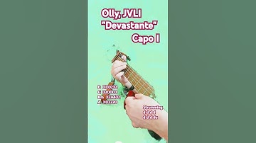 Thumbnail of Olly, JVLI "devastante" #tutorial #short #musica #chords #strumming #lessons #guitar #free #music