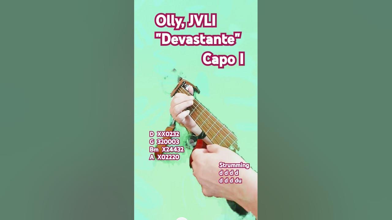 Olly, JVLI "devastante" #tutorial #short #musica #chords #strumming #lessons #guitar #free #music