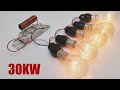 Free Energy Generator 250v at Home with Copper wire Using Big Magnet mhd max