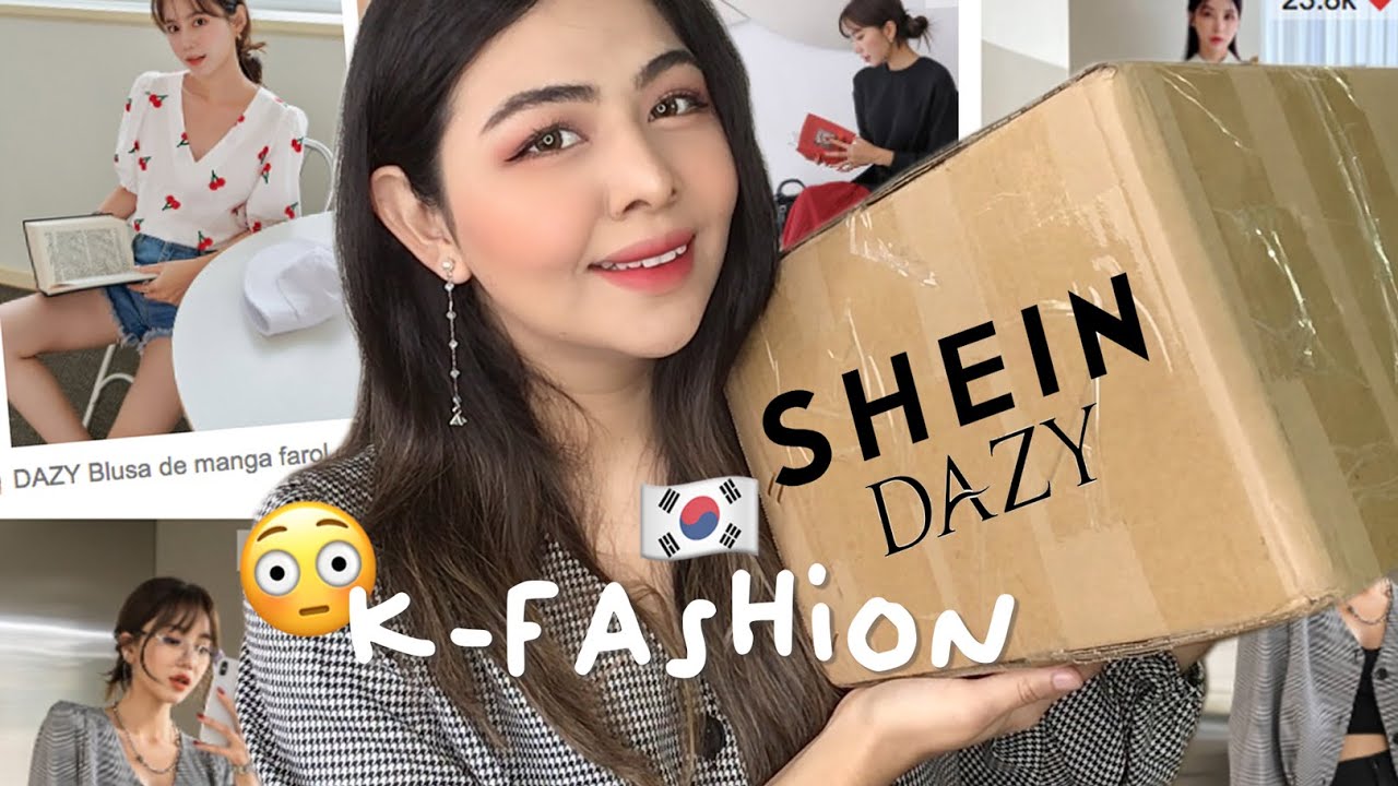 🇰🇷 HAUL ROPA COREANA EN SHEIN (DAZY) K-FASHION #4 | código de descuento -  YouTube