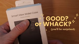 Samsung Smart View Wallet Case Review – Is It REALLY Worth It?! #GalaxyS24Ultra
