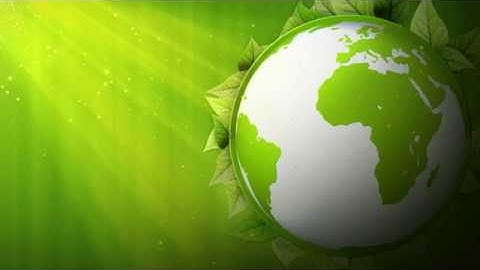 Video Background - Green Globe "Loop" - 1080p