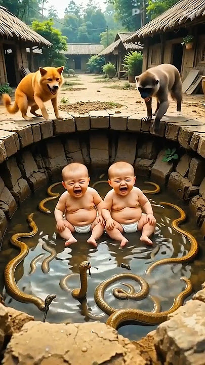 Dog & Monkey Spit MILLIONS of Baby Heads 😱👶 | You Won’t Believe What Happened Next! #shorts