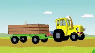 🚜🚜CИНИЙ ТРАКТОР🚜 ВЕСЕЛАЯ ПЕСЕНКА 🚜 Blue tractor song