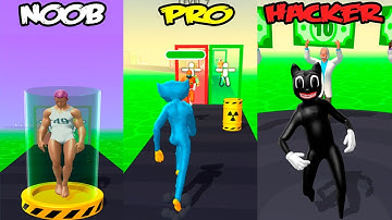 Monsters Lab - Freaky Running - NOOB vs PRO vs HACKER