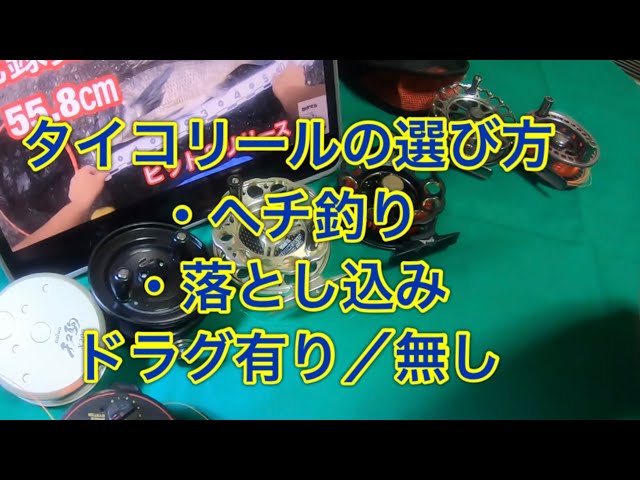 黒鯛 チヌ タイコリールの選び方 大阪湾 ヘチ釣り・落とし込み - YouTube