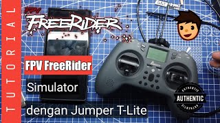 Bermain Drone Simulator FPV Free rider di android dengan jumper t lite screenshot 1