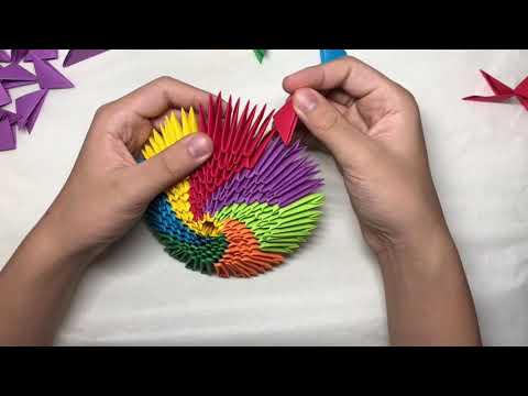 How to: 3D Origami Decorative Bowl - YouTube