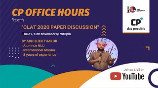Clat 2020 Paper Discussionlegal Section  Clat Possible