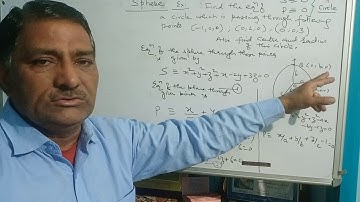 B Sc Pt 1 Maths Geometry Sphere by Prof P S Rathore Principal Mohta College