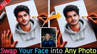 swap your Face into any Photo for free ||Face Swapping tutorial #remakerai#viral #faceswap