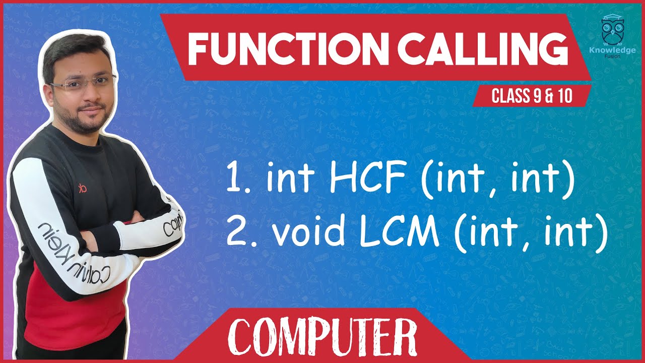 Function Calling - 1 (Full question in description) | JAVA | ICSE - YouTube
