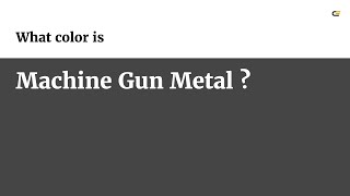 Machine Gun Metal color #454545 hex color - Grey color - Cool color 454545