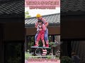 吉田さんちの大道芸 雨の中の親子大道芸 #shorts