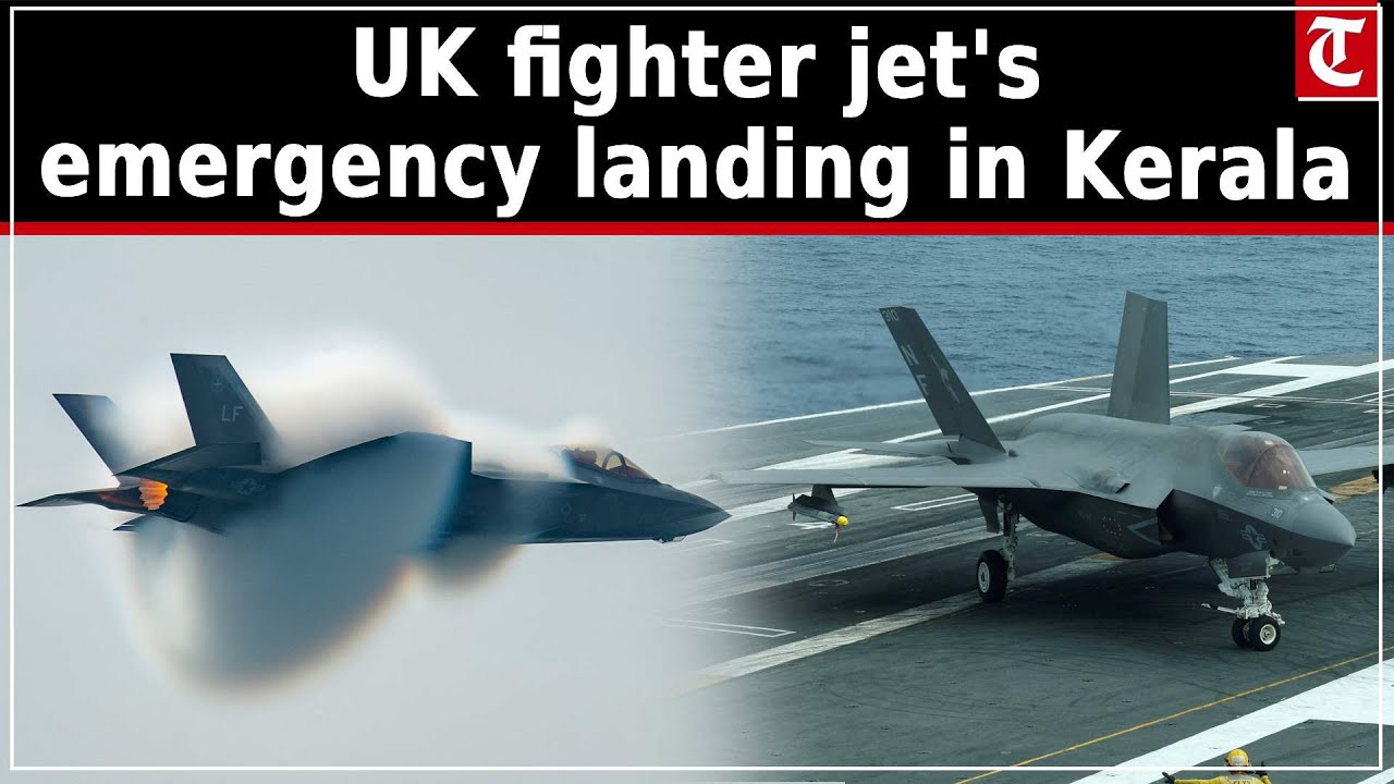 British fighter jet makes emergency landing in Kerala - YouTube