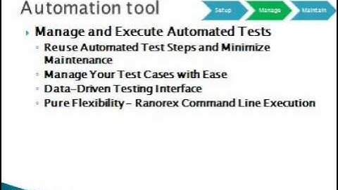 Test Automation using Ranorex.wmv