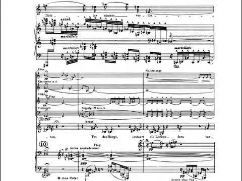 Schoenberg Pierrot Lunaire Op 21 14 Die Kreuze Partitura Interpretación ...