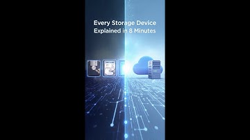 Every Storage Device Explained in 8 Minutes  From Hard Drives to the Cloud