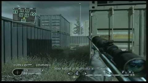 Cod4 1v1 reg z GRN x vs o RuMoRz x