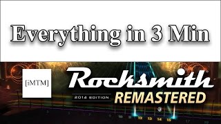 ROCKSMITH 2014 REMASTERED IN 3 MINUTES