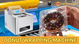 WIN WIN PACK High-Speed Food Wrapping Machine | Perfect for Donut, Produce, Pastries, Meat & Seafood