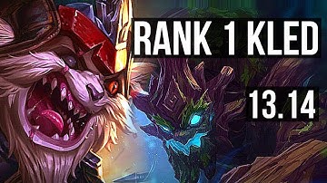 KLED vs MAOKAI (TOP) | Rank 1 Kled, 5/1/8 | KR Master | 13.14