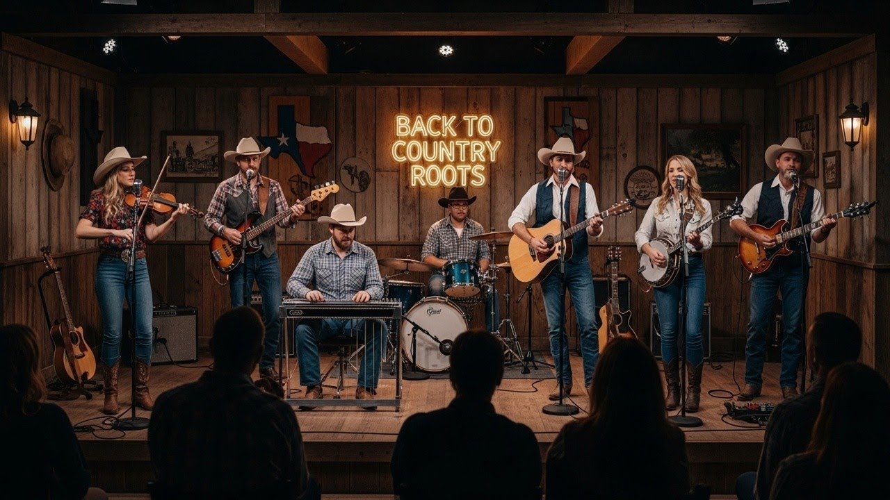 Old-Time Country Charm Simple Sweet Free Gentle Country Guitar for Quiet Reflection