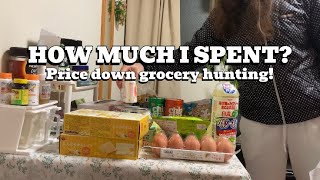 Living Alone in Japan | Price down grocery hunting with me | Surviving price hike | How much I spent