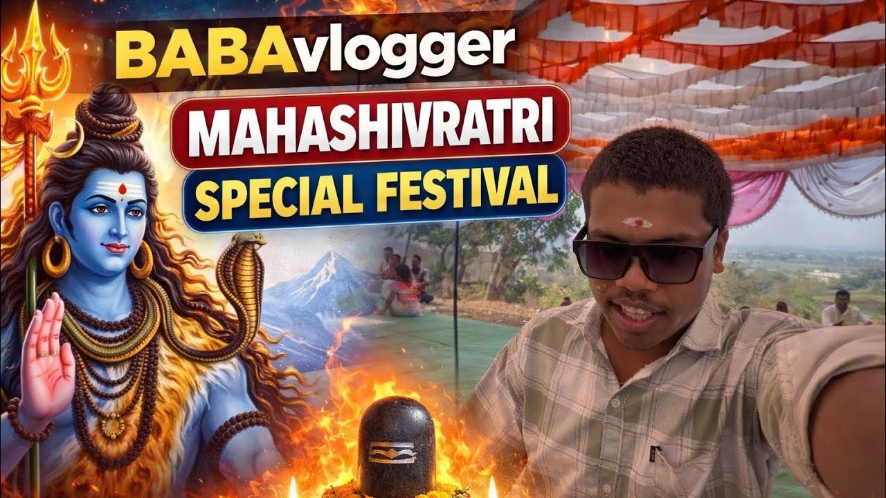 BABA COMEDY VLOG SHIVRATRI SPECIAL 😅🔱 #viral #funny #vlog #vlogs #babavlogger #like #share #comment 
