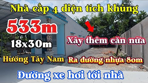 Nhà Đất Cần Giuộc| Nhà cấp 4 diện tích khủng dành cho hộ gia đình nhiều thành viên.