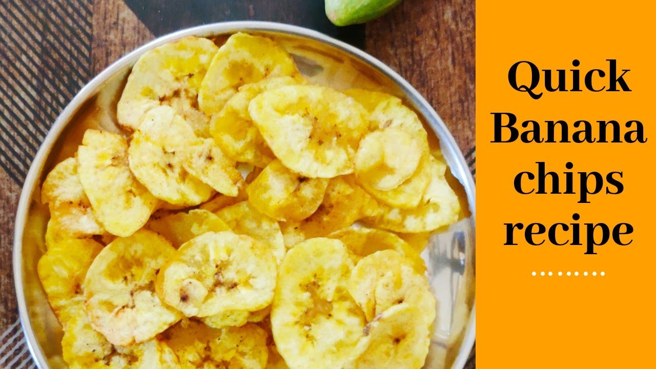 Vrat /upas Banana chips recipe How to make banana chips Aha moment