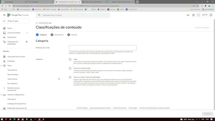 Como desativar a assinatura de aplicativos no Google Play Console?