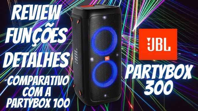 Jbl Partybox 100 Vs Jbl Partybox 300 Sound Comparison Youtube