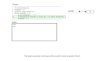 Counting with while loop; ch 5, video 2