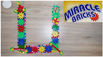 How To Make Moving Alphabet Letter U with Miracle Bricks Part- 31 I Gear I Learning I Play I Fun Toy